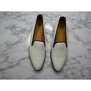 Everlane Women's The Modern Smoking Loafer White Sz 9